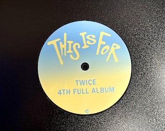 TWICE CD Sticker | Twice Merch | Kpop Merch | Stickers | Cute Stickers | Accessories | *This Is For UPDATED*