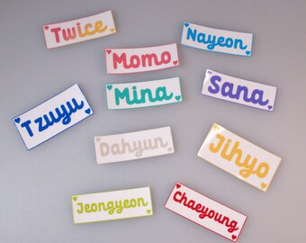 TWICE Bias Stickers | Twice | Stickers | Kpop | Kpop Stickers | Accessories | bias | cute