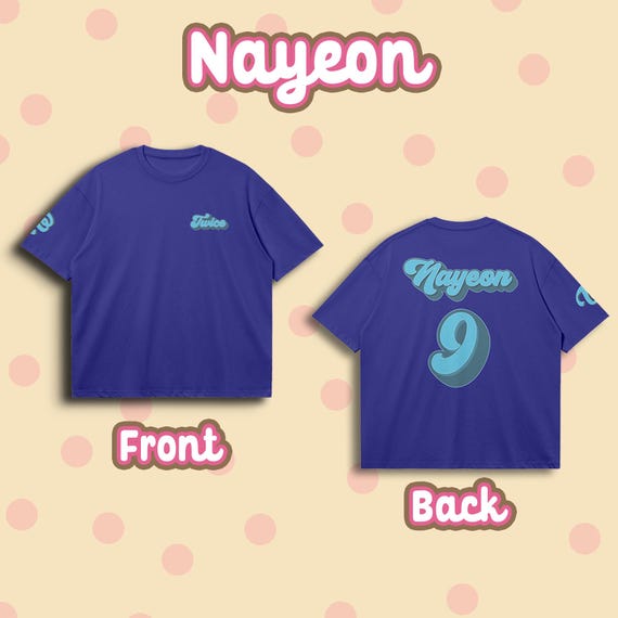 TWICE Oversize Jersey Shirts | Twice | Twice T-shirts | Kpop