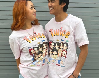 ZWEIMAL Chibi Shirt | Zweimal | Twice Merch | Chibi | Chibi T-Shirt | Zweimal Chibi | Jihyo | Dahyun