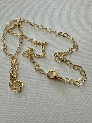 Collana Catena Cuore Pieno 20 Pollici In Oro Pieno (gold Filled) - Prodotto USA