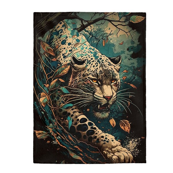 Jaguar Blanket Etsy