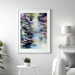 Print from your home \Landscape river \ instant download \ Printable wall art\ home decor