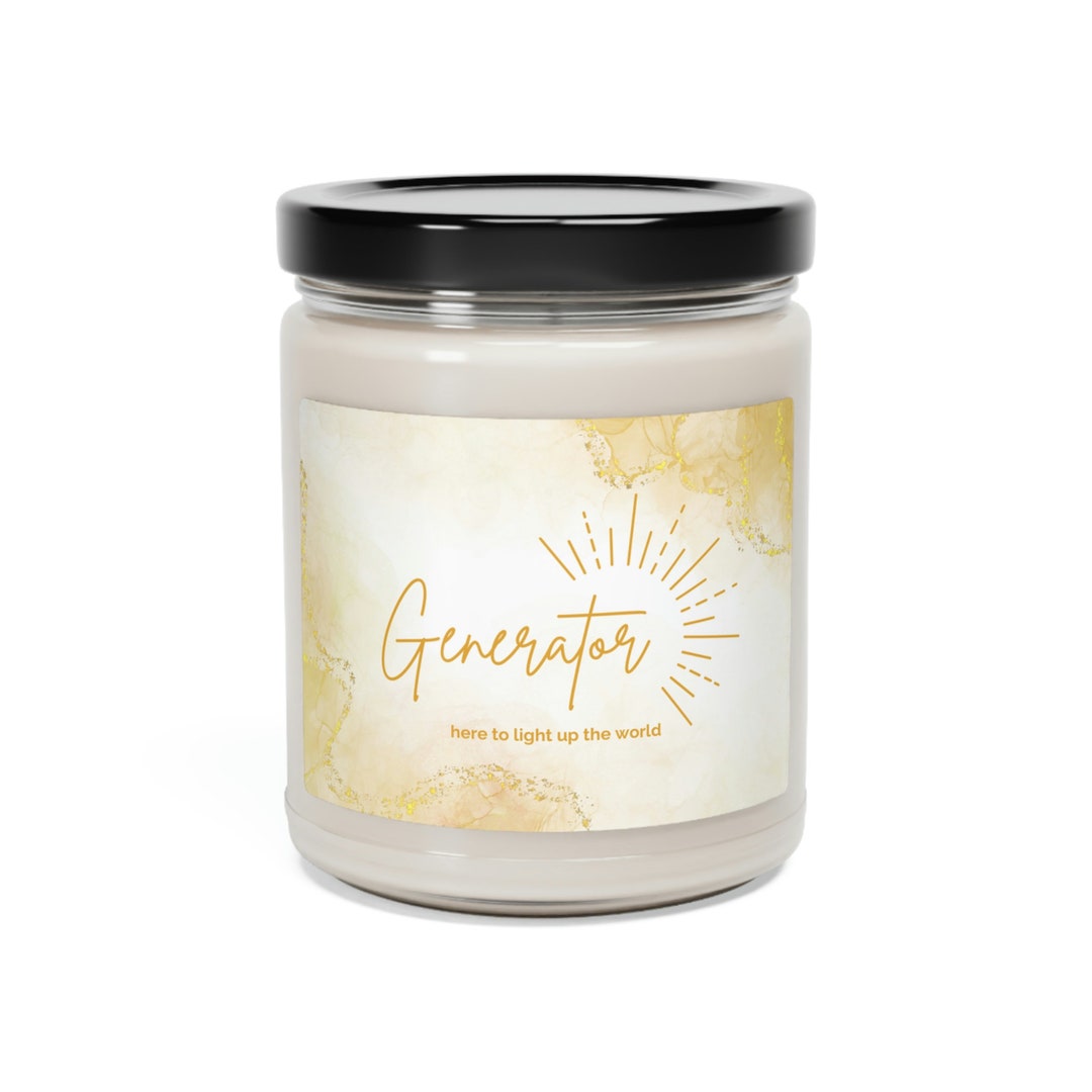 Human Design Generator Candle Generators Here to Light up Etsy