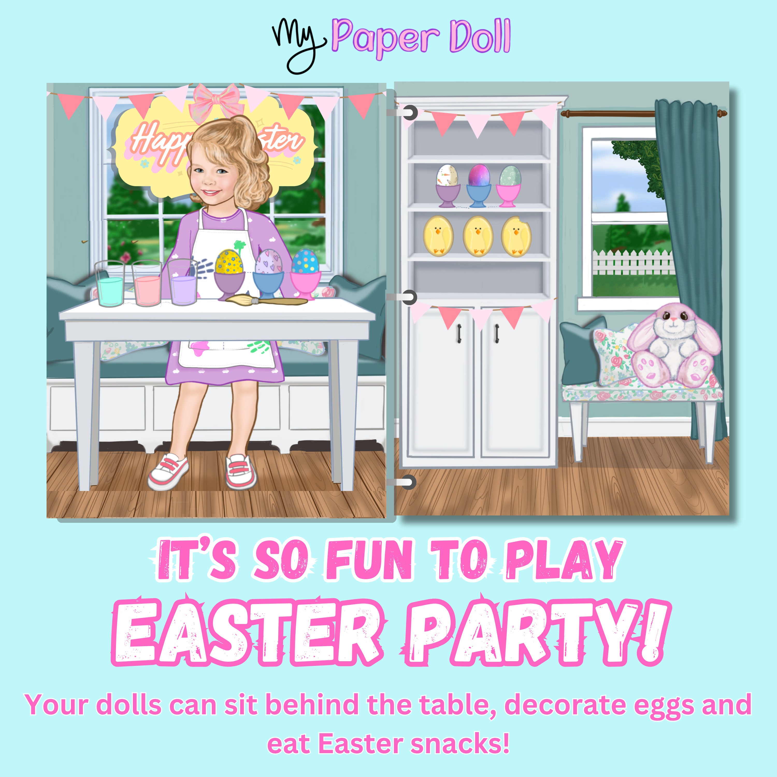 Printable Easter Clothes &amp; Paper Doll Also Fits my Paper Doll TODDLER ...