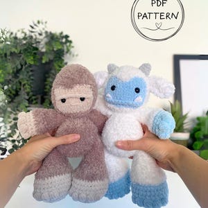 Crochet Yeti/Bigfoot Amigurumi Pattern: Beginner Friendly Plush Monster (PDF Pattern)
