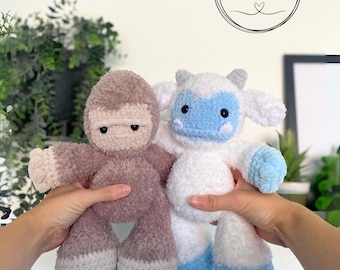 Crochet Yeti/Bigfoot Amigurumi Pattern: Beginner Friendly Plush Monster (PDF Pattern)