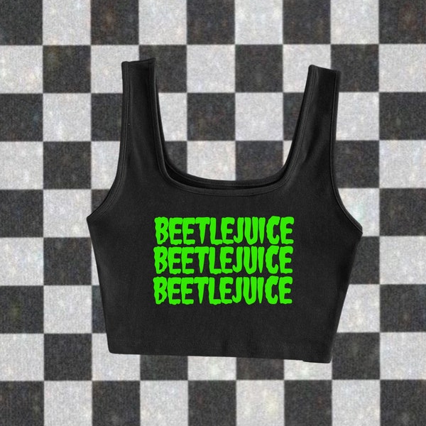 Camiseta De Tirantes Beetlejuice Beetlejuice - Homage, Licencia Oficial, Color Negro, Talla S