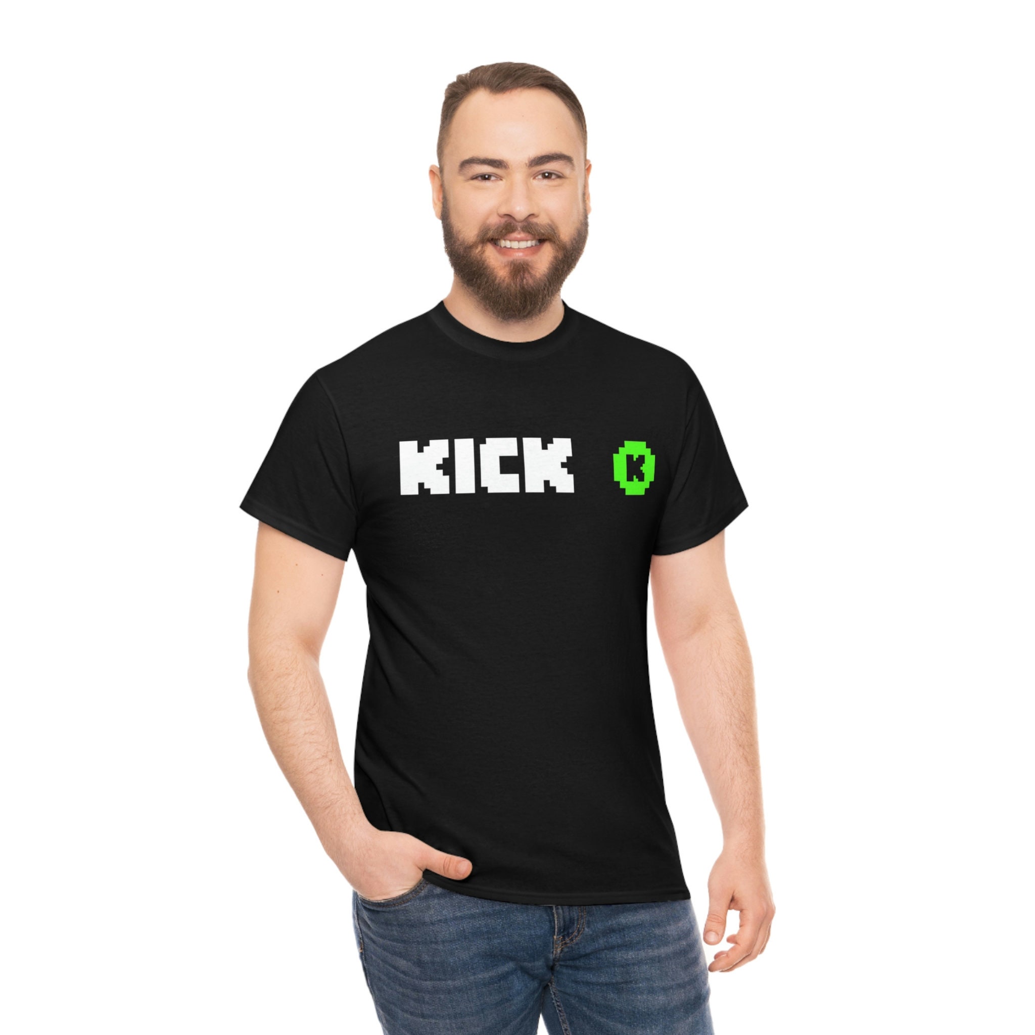Kick Streaming Tee Live Streamer Tshirt Etsy