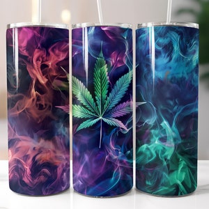 Marijuana Leaf Tumbler Wrap - Marijuana Tumbler Wrap  - 20oz Skinny Tumbler Sublimation Straight Design - Digital Download