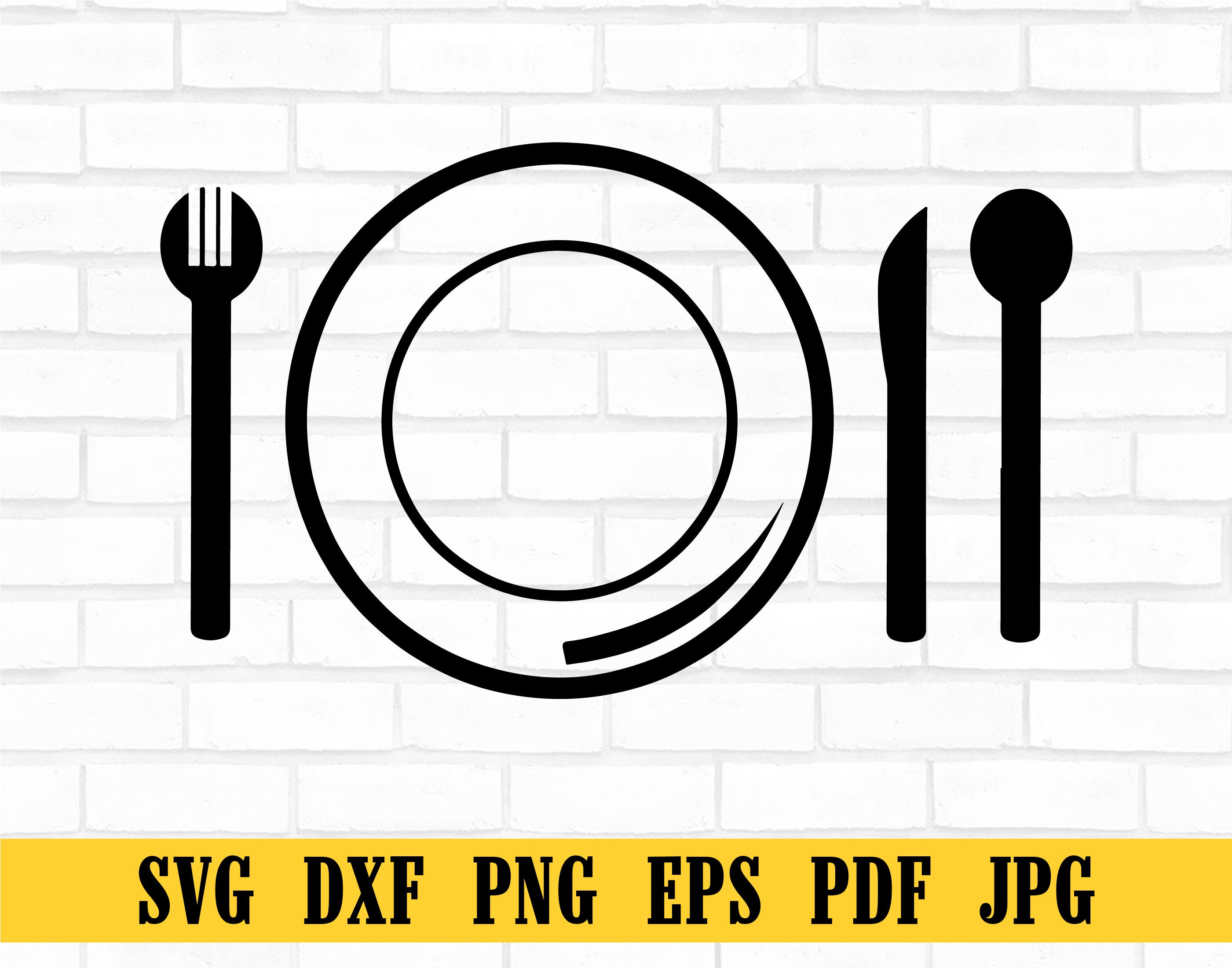 Dinnerware Set SVG, Dinnerware SVG, Dinnerware Clipart, Dinnerware