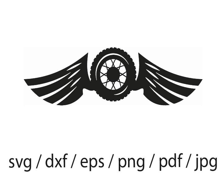 Wheel With Wings SVG Wheel Svg Tire Svg Wings Svg Flying Etsy Canada