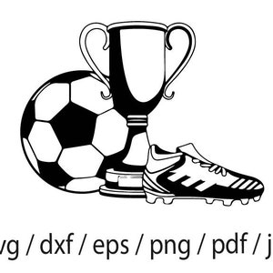 Télécharger Trophée et ballon de soccer - Sports et loisirs PNG En