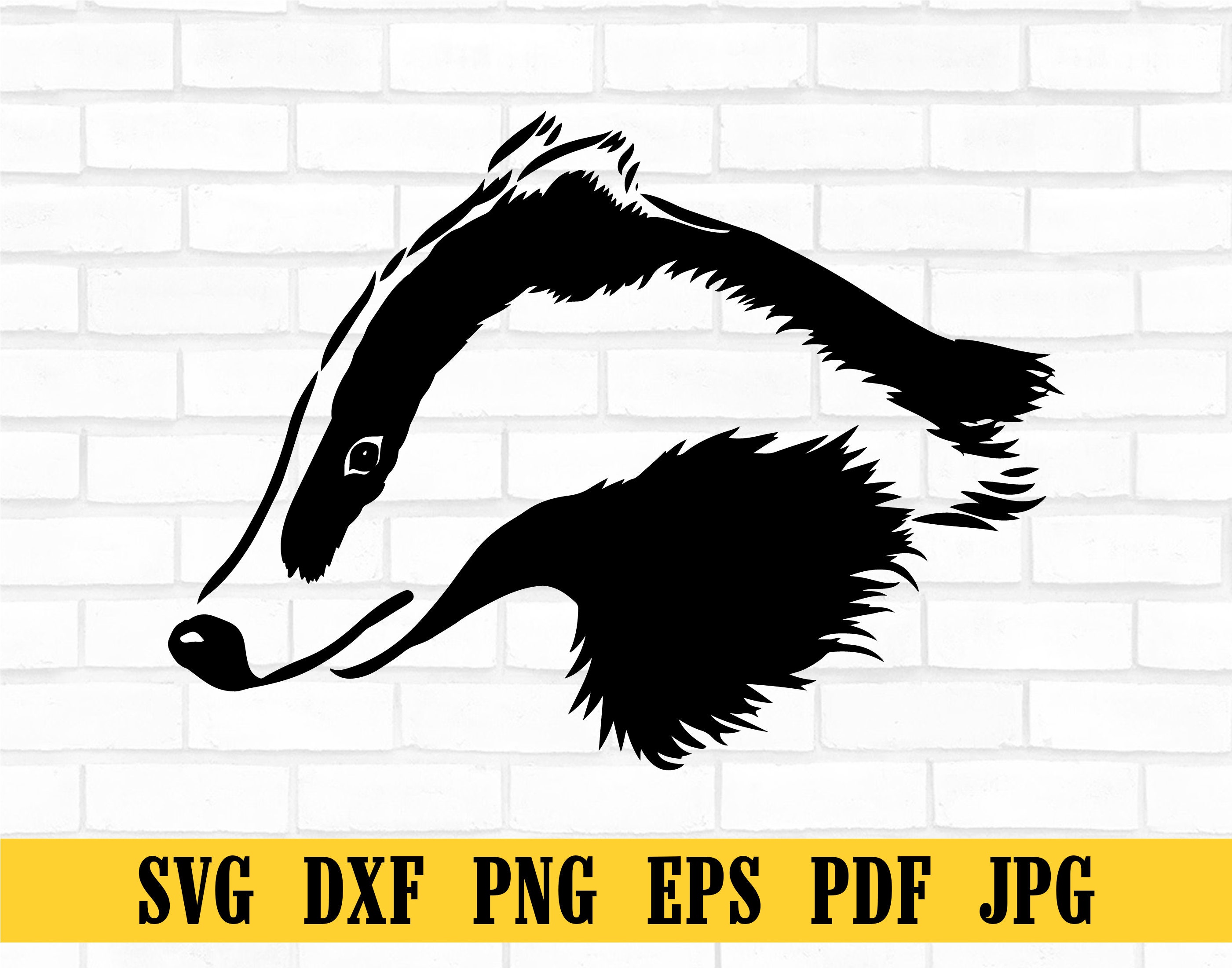 Curious Badger Svg Honey Badger SVG Badger Svg Badger - Etsy UK