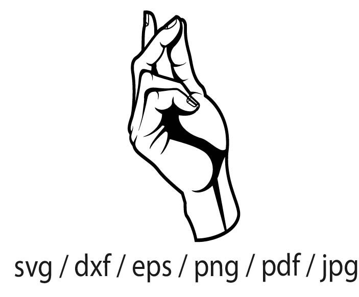 Fingers Snapping SVG Clipart Fingers Snapping Cut Files for Etsy Denmark