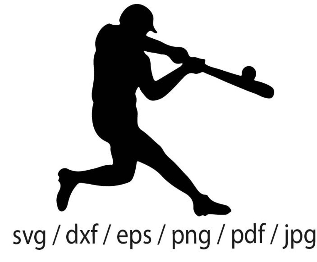 Baseball Player Svg, Baseball Batter Svg, Ball Svg, Play Ball Svg