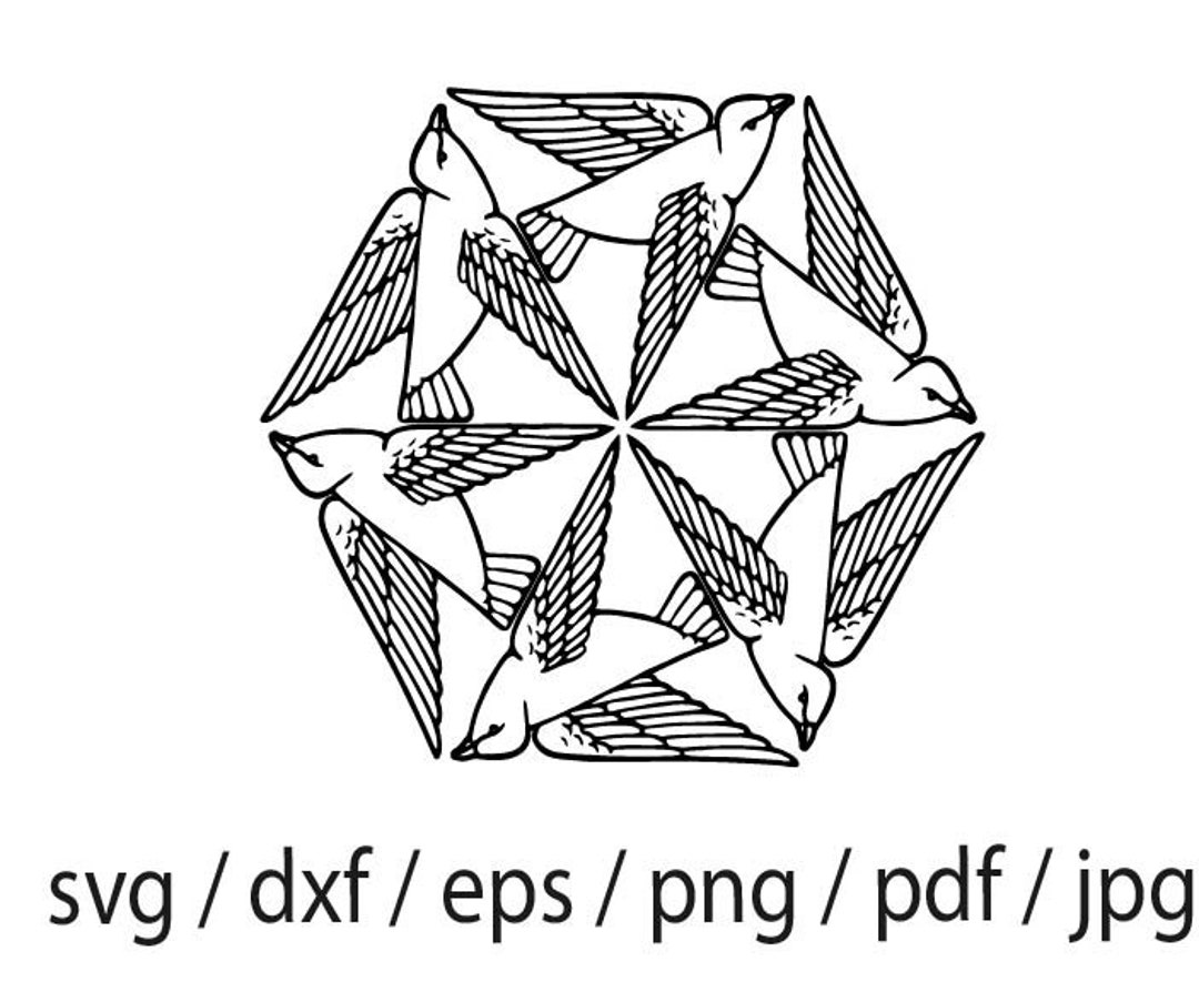 Birds Svg, Birds Triangle, Geometric Animal, Abstrac Design Svg, Birds