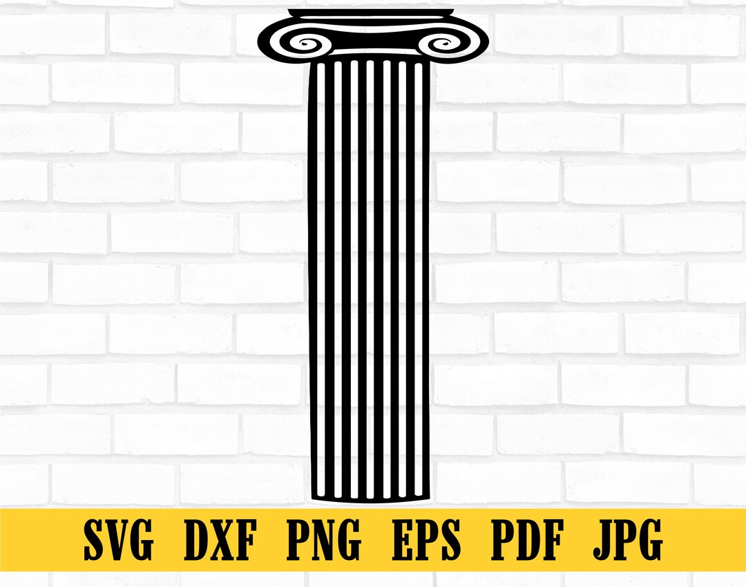 Column SVG Column Clip Art Vector Greek Column SVG Column Clipart ...