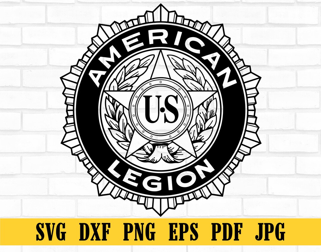 American Legion Svg Vector Design, Veteran, War, Silhouette, Cricut