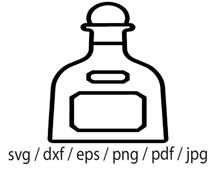 Tequila Bottle SVG Tequila Svg Alcohol Bottle Svg Tequila - Etsy
