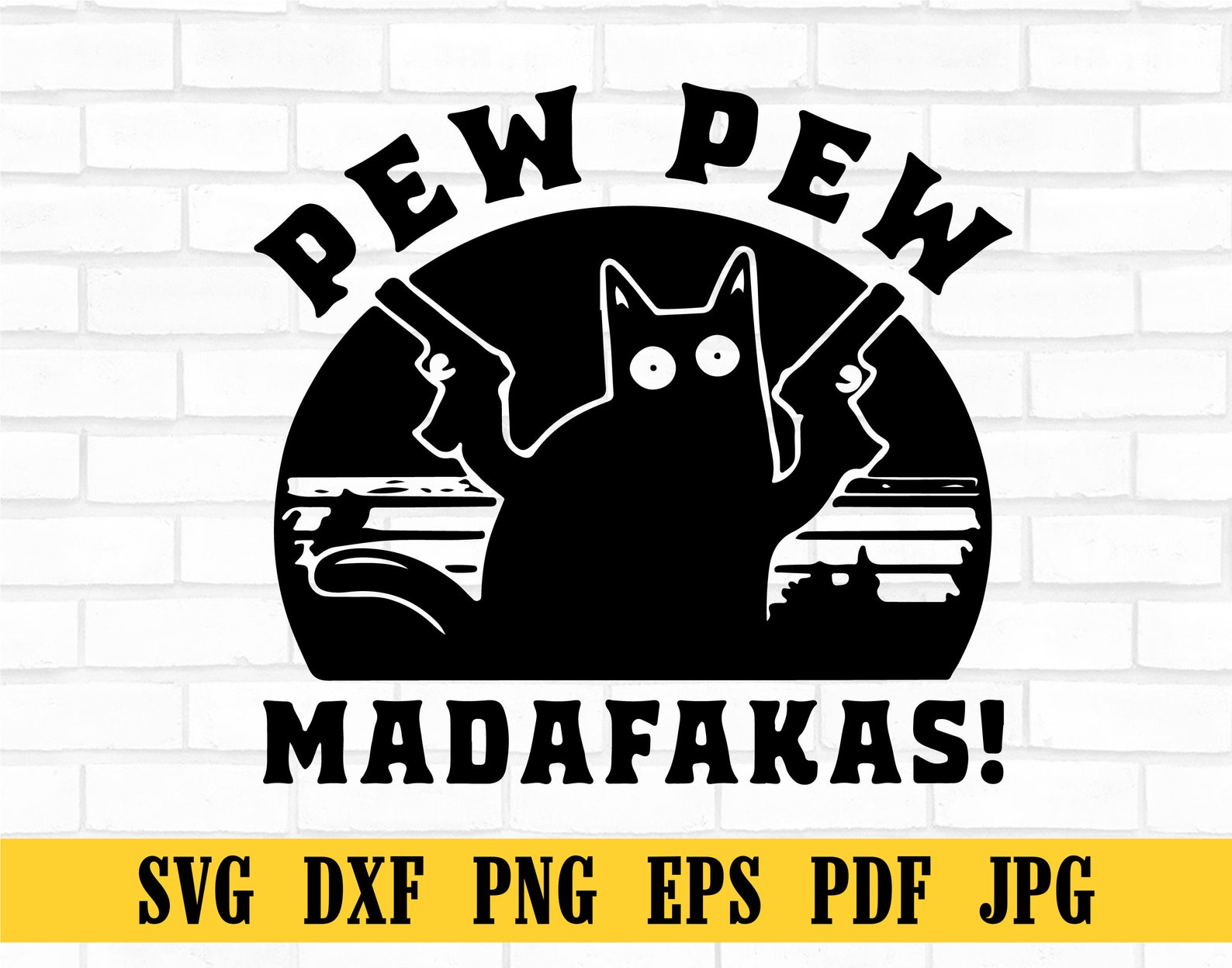Pew Pew Madafakas, Funny Gun Svg, Cat Pew Pew Svg, Anatomy of a Gun Svg