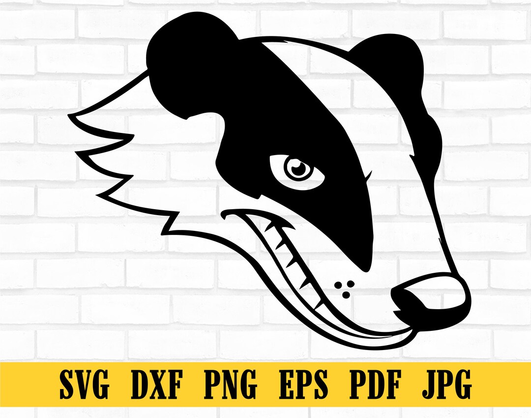 Angry Honey Badger SVG, Badger Svg, Badger Clipart, Badger Files for