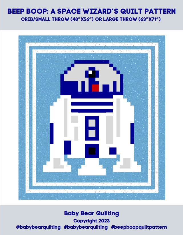 Beep Boop: A Space Wizard's Quilt Pattern PDF Instant Download - Etsy