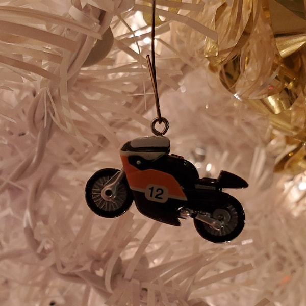 Harley-Davidson '1972 XRTT 750 Road Racer MINI' Hallmark Keepsake Ornament 14th in the Miniature Motorcycles Series