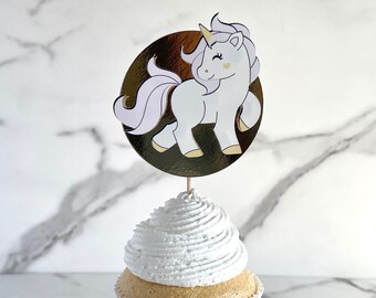 Unicorn Cupcake Topper-Unicorn Topper-Unicorn Theme-Unicorn Birthday-Unicorn Decorations-Cupcake Toppers-Birthday Decorations-Party Decor