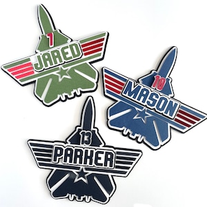 Fighter Jet Cake Topper-Fighter Jet Party-Fighter Jet Birthday-Fighter Jet Birthday Decorations-Fighter Pilot-Navy Fighter Jet