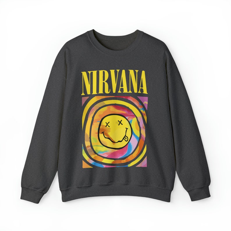 Nirvana Hot Pink Sweatshirt Nirvana Crewneck Sweatshirt - Etsy