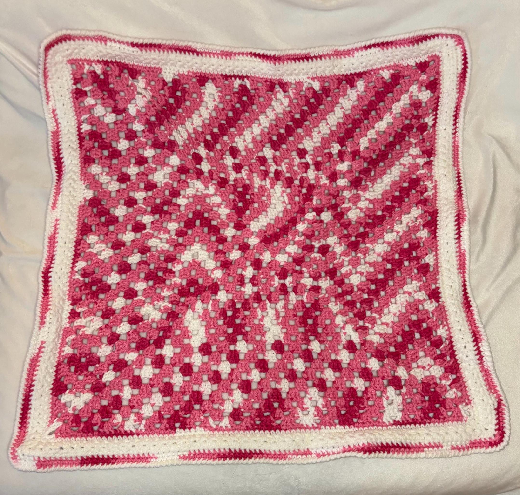 Couverture au crochet mamie carré - France