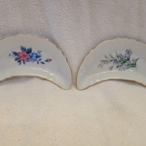 Porcelain Half Moon Dish - Etsy