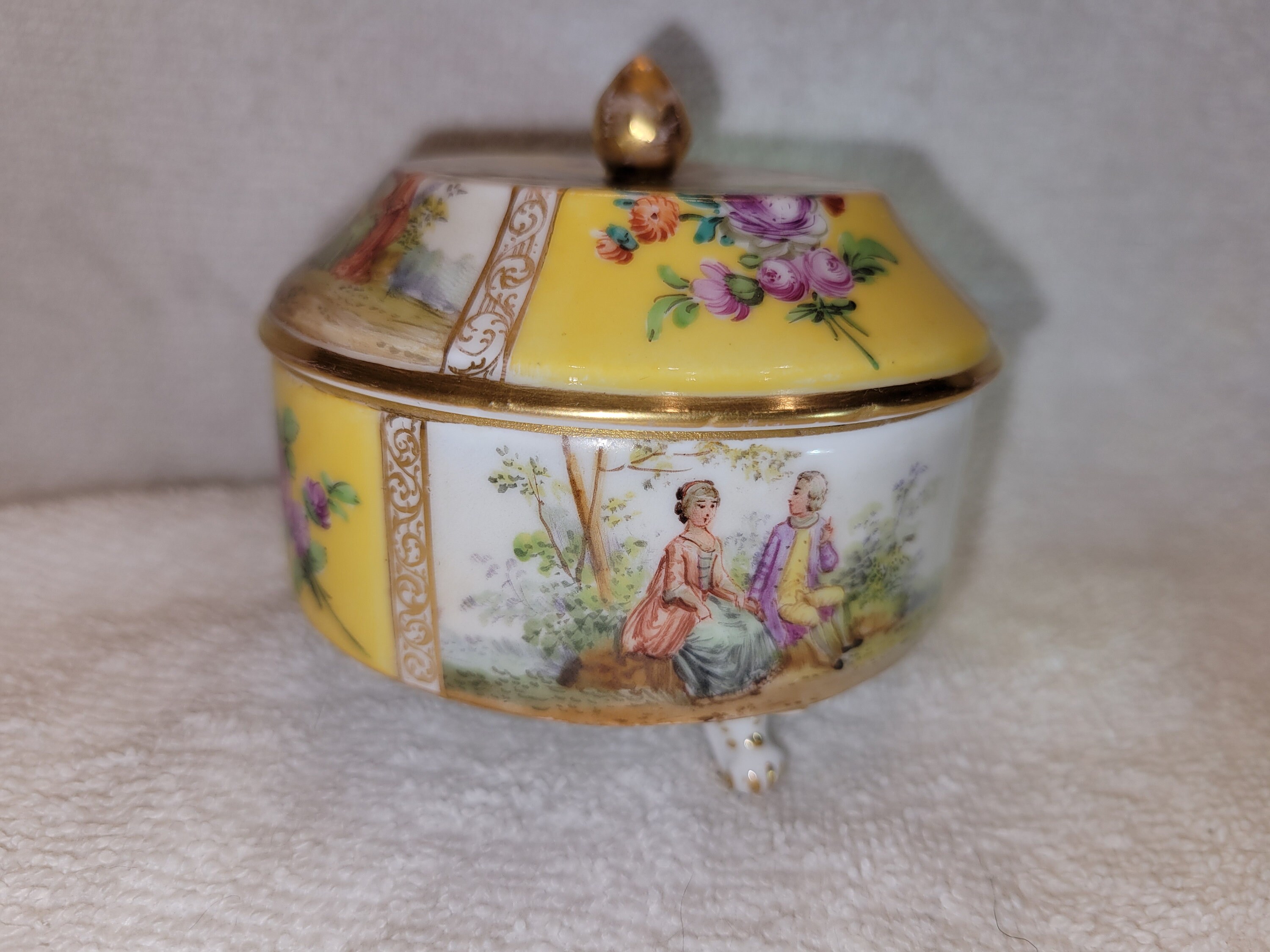 Dresden Trinket Box - Etsy