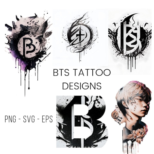 Bts Logo Tattoo Etsy