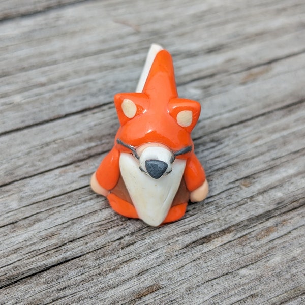 Fox Gnome Garden Figure