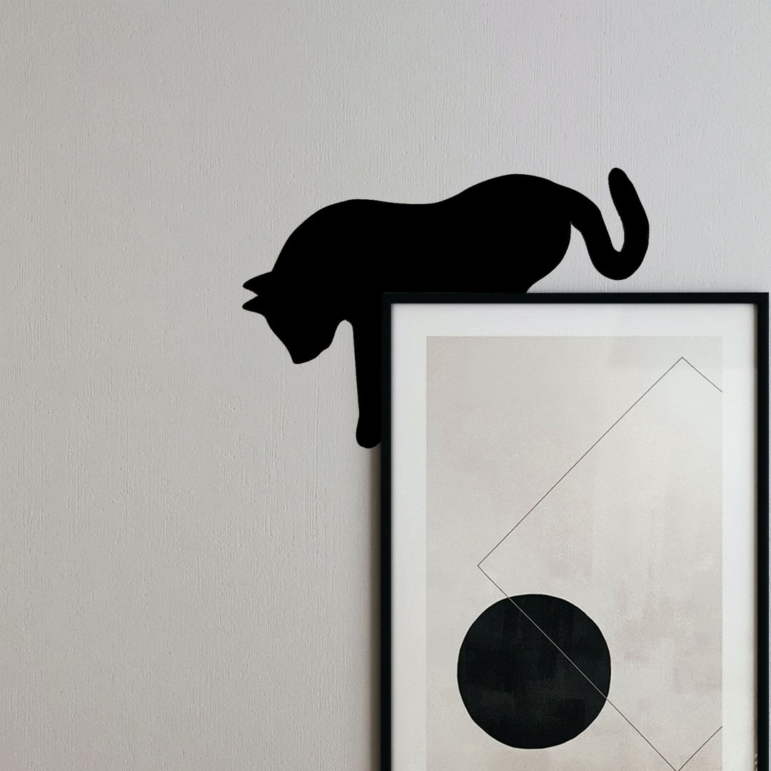 Cat Reach Door Corner Cat Door Decor Cat Door Frame Cat Etsy