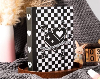 BlackMoon A5 Binder Bilder Aufbewahrungsbuch Kartenhalter Fotoalbum Fotokarte Sammeln Organzier Buch Geschenke Fotokarton binder kpop binder