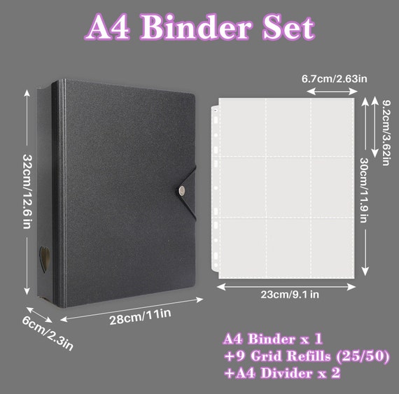 A5 Mini Binder Heart Design and Photocards Photo Protector Sleeves of in  2023