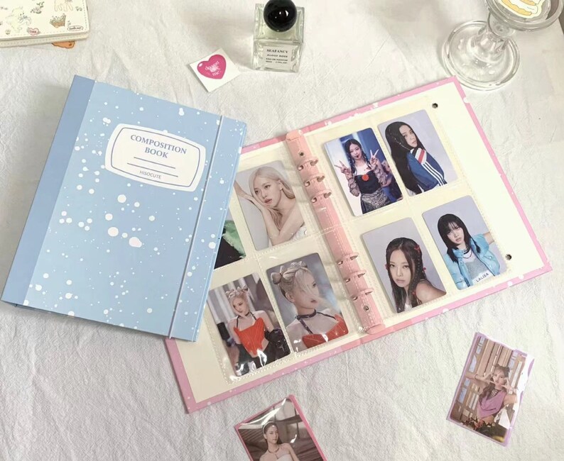 4 Splash Ink A5 Binder Pictures Storage Book Card Holder Photo Album ...