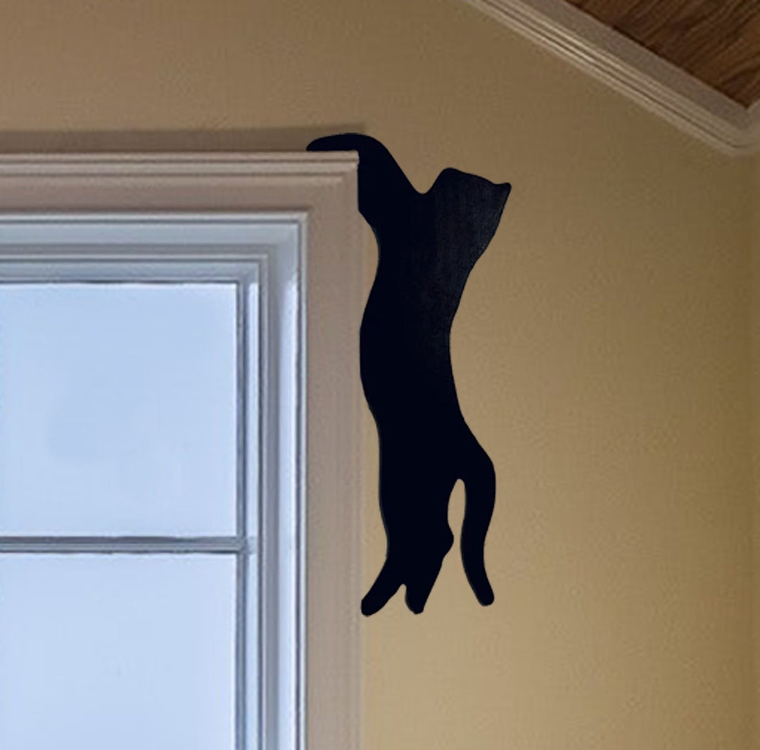 Cat Hanging Door Topper Wall Decor Cat Door Topper Cat Wall Etsy