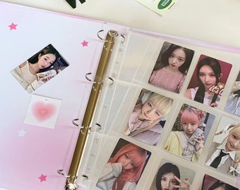 A4 Schmetterlingskomposition Hardcover Sammelmappe | Kpop Fotomappe | Ring Planner Sammelmappe Kpop Sammelbuch Journal Scrapbook
