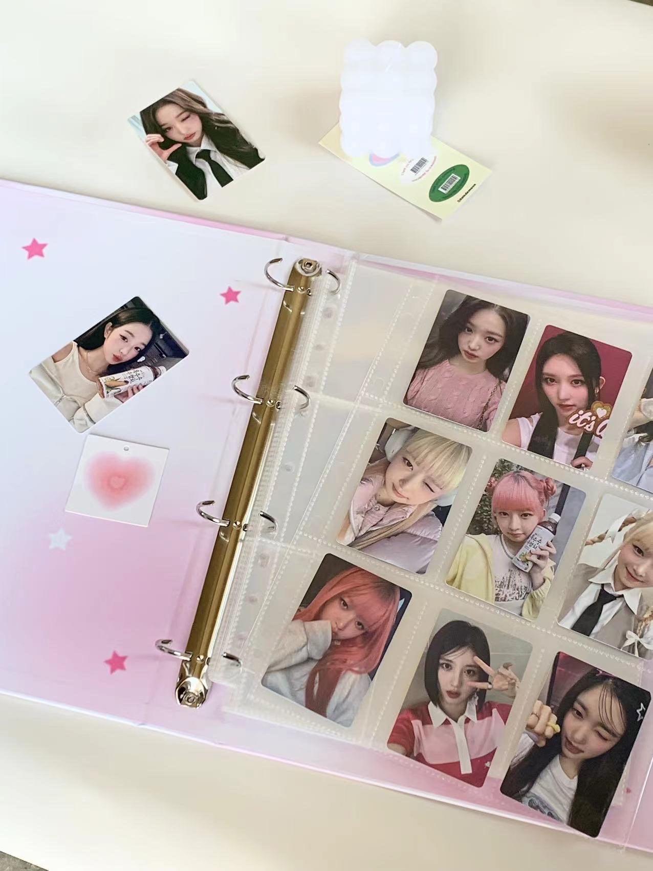 A5 Butterfly Composition Hardcover Binder Kpop Photocard Binder 6 Ring  Planner Binder Kpop Collect Book Journal Scrapbook 