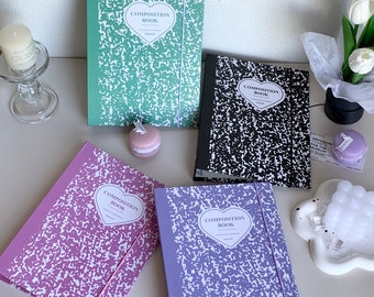 A5 Binder | Composition Hardcover Binder | Kpop Photocard Binder | 6 Ring Planner K-pop Binder Bullet Journal Scrapbook Gifts