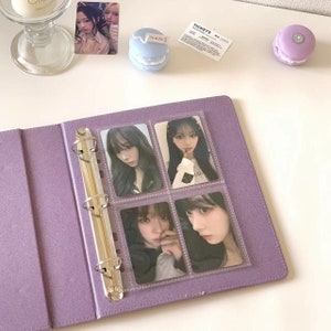 A5 Moonlight Hardcover Binder | Composição Kpop Photocard Binder | D Ring Planner Binder Kpop Collect book Diário Scrapbook Presentes