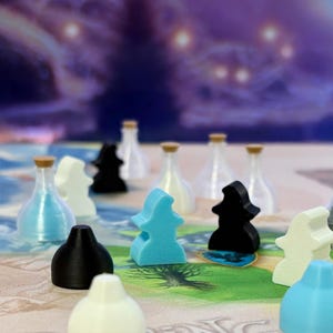 Wandering Towers: New Wizard and Potion Colors - Board Game Upgrades - Board Game Accessories