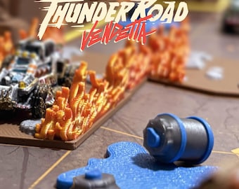 Thunder Road: Vendetta - Water Barrels - Officially Licensed