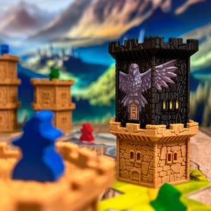 Wandering Towers: Tower Replacements - Board Game Upgrades - Board Game Accessories