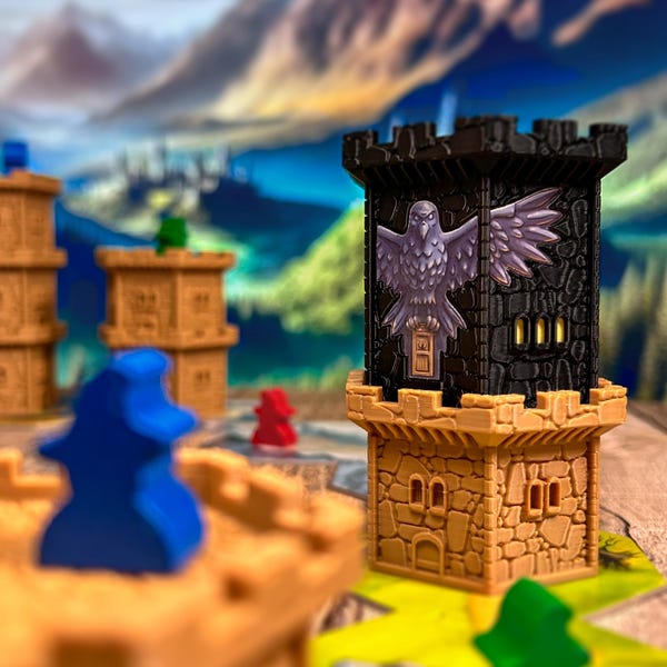 Wandering Towers: Tower Replacements - Board Game Upgrades - Board Game Accessories