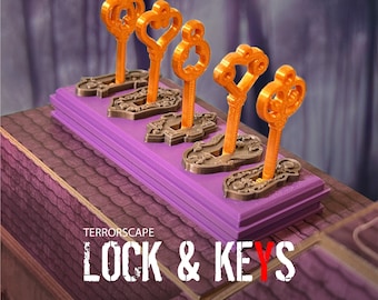 Terrorscape: Lock and Key Upgrade  - Board Game Accessories - Board Game Upgrades